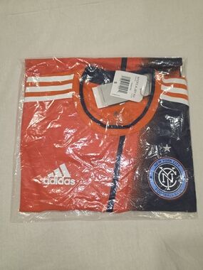 adidas Orange and Navy New York City FC Replica Jersey